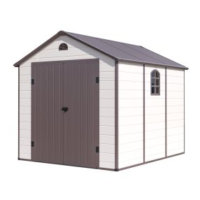   G21 Boston 670 kerti tároló - 241 x 278 cm, műanyag, bézs