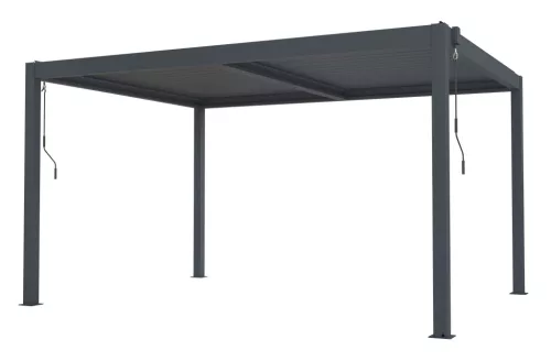Bioklimatikus pergola G21 Austin 4x3 m, antracit, alumínium