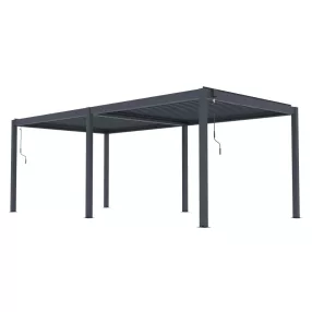   G21 Austin Premium 6x3 m bioklimatikus pergola, antracit alumínium