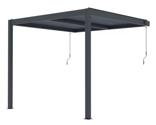 G21 Trenton 3x3 m bioklimatikus pergola, antracit alumínium