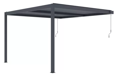 G21 Trenton 4x4 m bioklimatikus pergola, antracit alumínium