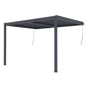   G21 Trenton Premium 4x3 m bioklimatikus pergola, antracit alumínium
