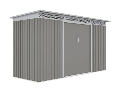 Kerti ház G21 GRAH 483 - 340 x 142 cm, metál szürke