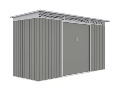 Kerti ház G21 GRAH 483 - 340 x 142 cm, metál szürke
