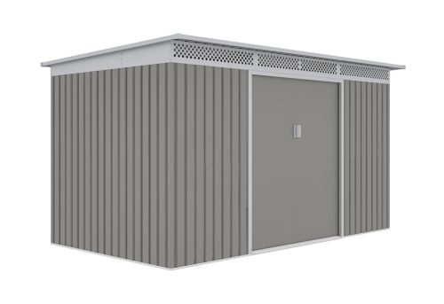 Kerti ház G21 GRAH 700 - 340 x 206 cm, metál szürke
