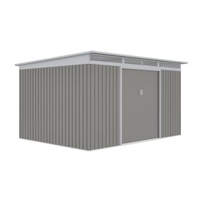 Kerti ház G21 GRAH 915 - 340 x 269 cm, metálszürke