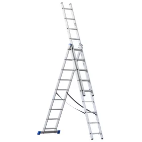 G21 háromrészes létra 5,9m, 3x9 létrafok