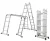 G21 GA-SZ-4x4-4,6M többfunkciós létra, alumínium