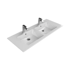   CeraStyle IBIZA - porcelán mosdókagyló - DUPLA - 121 x 51 cm