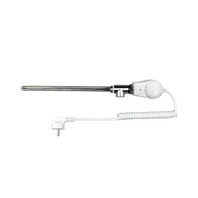   Fűtőbetét törölközőszárító radiátorhoz - Viva Platinum Therm - FEHÉR- termosztátos - 600 Watt - 230V