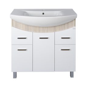   TMP ZX 95 - SONOMA - álló fürdőszobabútor - Sanovit ZENON - 6095 porcelán mosdóval - 97 x 51 cm