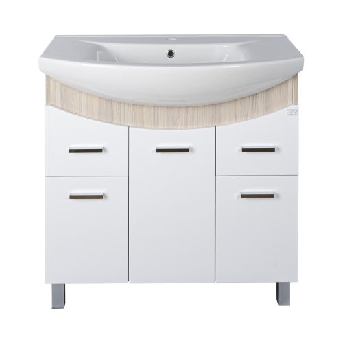 TMP ZX 95 - SONOMA - álló fürdőszobabútor - Sanovit ZENON - 6095 porcelán mosdóval - 97 x 51 cm