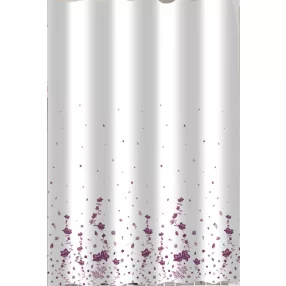   Zuhanyfüggöny - MINI FLOWERS - Impregnált textil - 180 x 200 cm