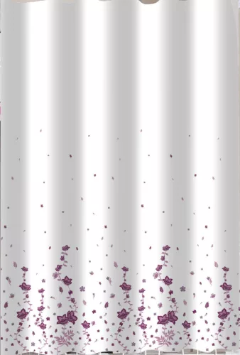 Zuhanyfüggöny - MINI FLOWERS - Impregnált textil - 180 x 200 cm
