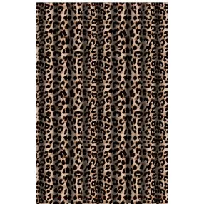   Zuhanyfüggöny - LEOPARD PRINT - Impregnált textil - 180 x 200 cm