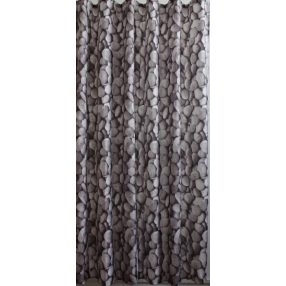   Zuhanyfüggöny - NEW STONE - Impregnált textil - 180 x 200 cm