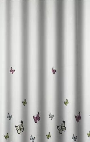 Zuhanyfüggöny - NEW BUTTERFLY - Impregnált textil -180 x 200 cm