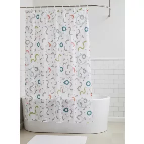   Zuhanyfüggöny - NEW WATER DROP - Impregnált textil - 180 x 200 cm