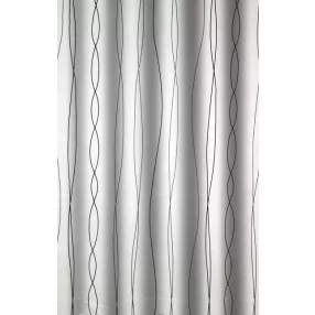 Zuhanyfüggöny - LINES - Impregnált textil - 180 x 200 cm