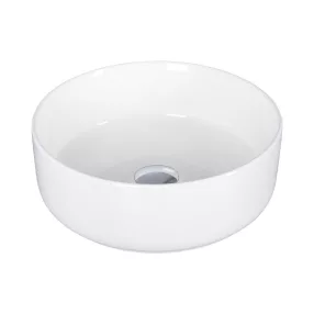  Eros SIMPLE 8 - PULTRA ültethető - Top Counter - porcelán mosdó - MATT FEHÉR - 36 x 36 x 13 cm