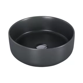   Eros SIMPLE 8 - PULTRA ültethető - Top Counter - porcelán mosdó - MATT SZÜRKE - 36 x 36 x 13 cm