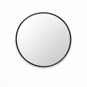   Viva AURA DELTA fürdőszoba tükör - érintésmentes kapcsoló - FEKETE - LED - KEREK - átmérő 60 cm