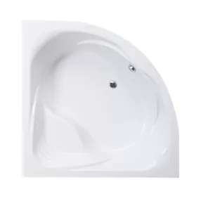   Favorit LEA szaniter akril sarokkád - előlappal - állvánnyal - 140 x 140 cm