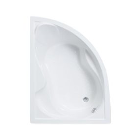   Favorit SIESTA L aszimmetrikus szaniter akril kád BALOS - 150 x 100 cm