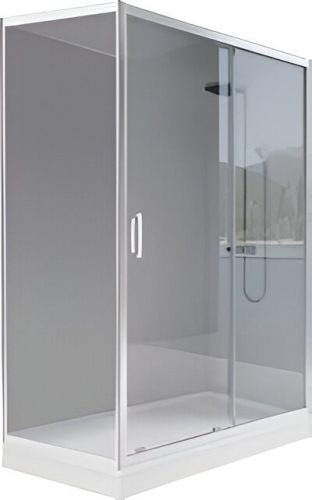 Viva AQUA TISA - ASZIMMETRIKUS zuhanykabin - 6 mm víztiszta vízlepergető üveg - 90 x 130 x 200 cm