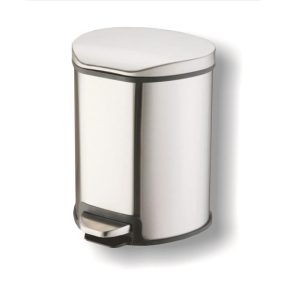   Viva DESIGN pedálos szemetes 5l - szálcsiszolt - soft close