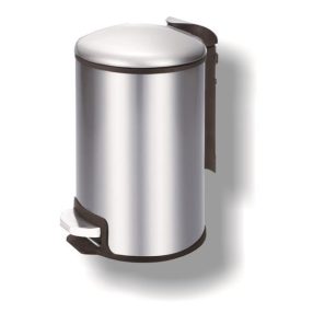   Viva LUX pedálos szemetes 5l - szálcsiszolt - lecsapódásgátlós