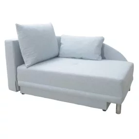  Kanapé ágyfunkcióval, világoskék anyag, balos kivitel, LAUREL