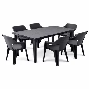 Elina 6+1 kerti bútor garnitúra szett