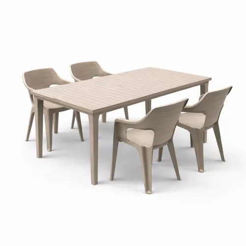 Elina 4+1 kerti bútor garnitúra szett