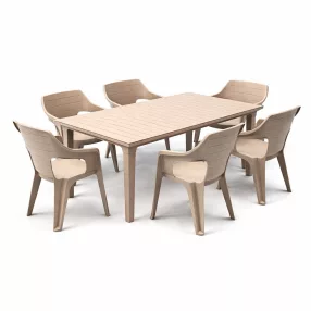 Elina 6+1 kerti bútor garnitúra szett