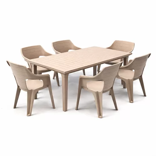 Elina 6+1 kerti bútor garnitúra szett