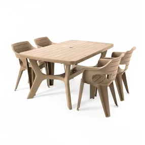 Natalie 4+1 kerti bútor garnitúra szett