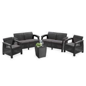 Corfu Big kerti bútor garnitúra luzon asztallal