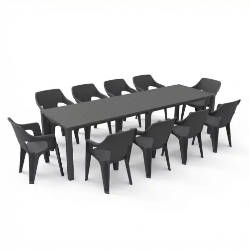 Florin 10+1 kerti bútor garnitúra szett