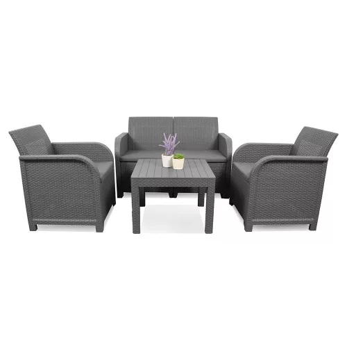 Sanremo kerti bútor szett chicago asztallal