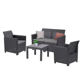   Claire VI 4 személyes kerti bútor garnitúra orlando asztallal