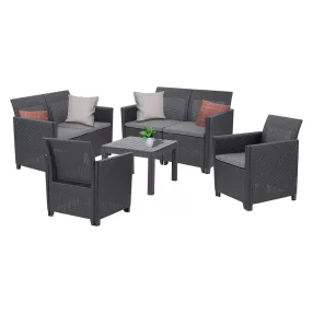   Claire VI 6 személyes kerti bútor garnitúra orlando asztallal