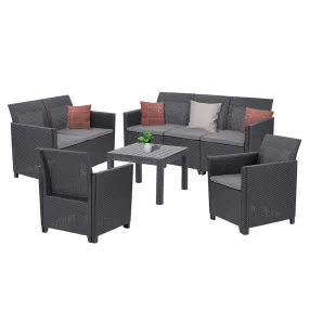   Claire VI 7 személyes kerti bútor garnitúra orlando asztallal