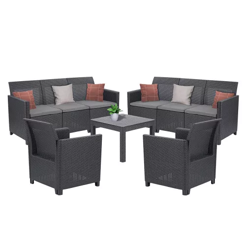 Claire VI 8 személyes kerti bútor garnitúra orlando asztallal