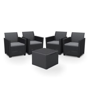 Claire II 4 személyes kerti bútor garnitúra