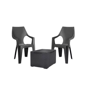   Dante Balcony magas támlás kerti bútor garnitúra szett vigo asztallal