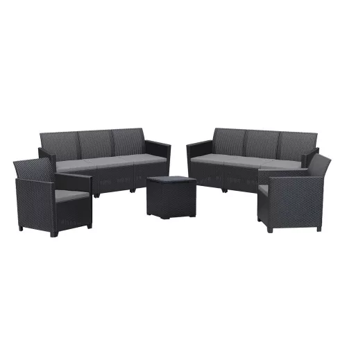 Claire IV 8 személyes kerti bútor garnitúra vigo tárolós asztallal