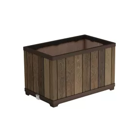 Deco tégla alakú műanyag virágláda 81 L