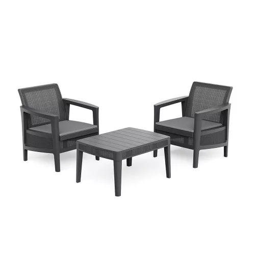 Atlas linea műanyag balkon szett párnával