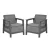 Scandi linea duo kerti fotel